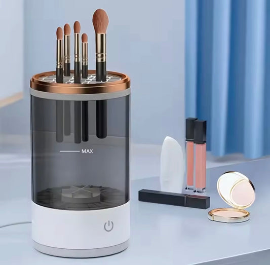 USB Powered Makeup Brush Cleaner And Dryer Odorless Battery Free Plug And Play Essential Beauty