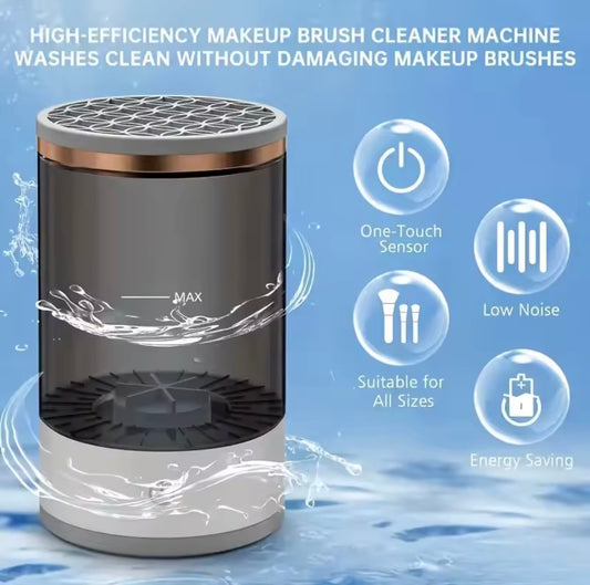 USB Powered Makeup Brush Cleaner And Dryer Odorless Battery Free Plug And Play Essential Beauty